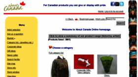 What Aboutcanada.ca website looked like in 2015 (8 years ago)