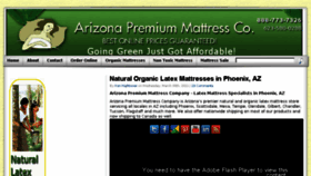 What Arizonamattress.com website looked like in 2015 (8 years ago)