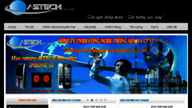 What Astech.vn website looked like in 2015 (8 years ago)