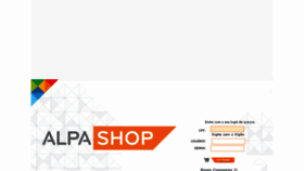 What Alpashop.alpargatas.com.br website looked like in 2015 (8 years ago)