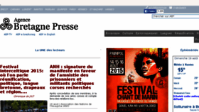 What Agencebretagnepresse.com website looked like in 2015 (8 years ago)