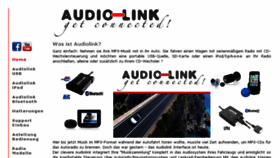 What Audio-link.eu website looked like in 2015 (8 years ago)