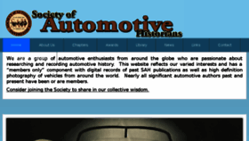 What Autohistory.org website looked like in 2015 (8 years ago)
