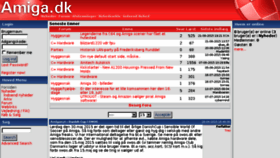 What Amiga.dk website looked like in 2015 (8 years ago)
