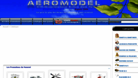 What Aeromodel.fr website looked like in 2015 (8 years ago)