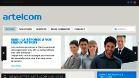 What Artelcom.fr website looked like in 2015 (8 years ago)