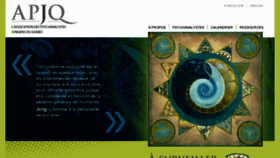 What Apjq.org website looked like in 2015 (8 years ago)