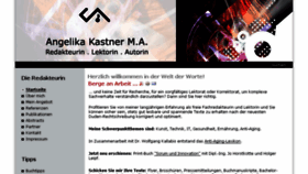 What Angelika-kastner.de website looked like in 2015 (8 years ago)