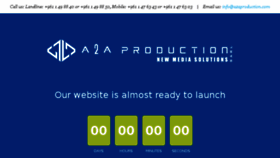 What A2aproduction.com website looked like in 2015 (8 years ago)