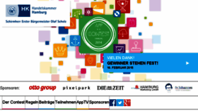 What App-contest-hamburg.de website looked like in 2015 (8 years ago)