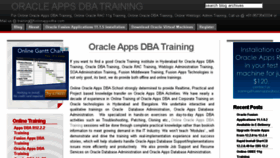 What Appsdbatraining.com website looked like in 2015 (8 years ago)