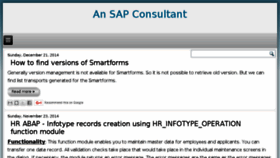What An-sap-consultant.com website looked like in 2015 (8 years ago)