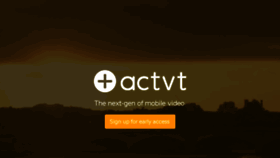 What Actvt.com website looked like in 2015 (8 years ago)