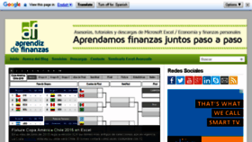 What Aprendizdefinanzas.com website looked like in 2015 (8 years ago)