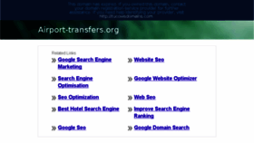 What Airport-transfers.org website looked like in 2015 (8 years ago)
