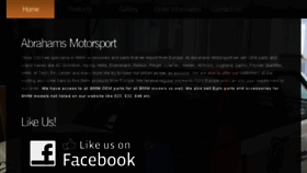 What Abrahamsmotorsport.com website looked like in 2015 (8 years ago)
