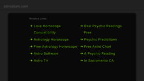 What Astrostars.com website looked like in 2015 (9 years ago)