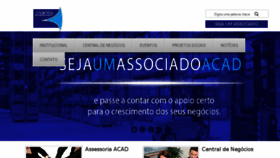 What Acad.org.br website looked like in 2015 (8 years ago)