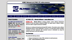What Altaso.com website looked like in 2015 (8 years ago)