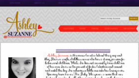 What Ashleysuzanne.com website looked like in 2015 (10 years ago)