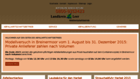 What All-leer.de website looked like in 2015 (8 years ago)