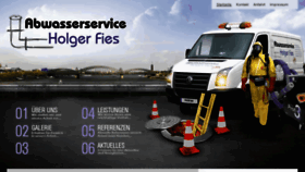 What Abwasserservice-fies.de website looked like in 2015 (8 years ago)