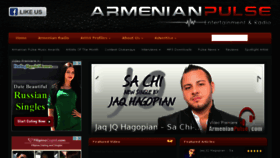 What Armenianpulse.com website looked like in 2015 (8 years ago)