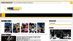 What Animedubbed.tv website looked like in 2015 (8 years ago)