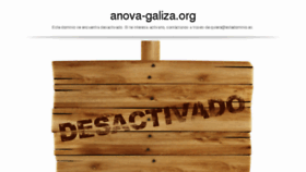 What Anova-galiza.org website looked like in 2015 (8 years ago)