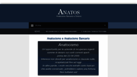 What Anatos.it website looked like in 2015 (8 years ago)