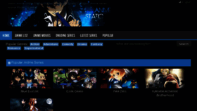 What Animestatic.org website looked like in 2015 (8 years ago)