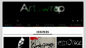 What Artswrap.co.uk website looked like in 2015 (8 years ago)