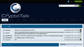 What Allcryptotalk.com website looked like in 2015 (8 years ago)