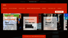 What Atletiekunie.nl website looked like in 2015 (8 years ago)