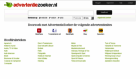 What Advertentiezoeker.nl website looked like in 2015 (8 years ago)
