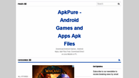 What Apkpure.net website looked like in 2015 (8 years ago)