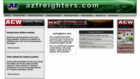 What Azfreighters.com website looked like in 2015 (8 years ago)
