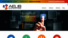 What Aelis.es website looked like in 2015 (8 years ago)