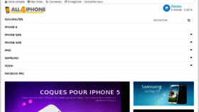 What All4iphone.fr website looked like in 2015 (8 years ago)