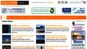 What Algarvedailynews.com website looked like in 2015 (8 years ago)