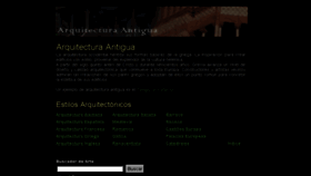 What Arquitectura-antigua.es website looked like in 2015 (8 years ago)