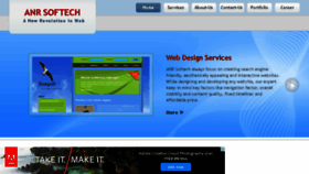 What Anrsoftech.com website looked like in 2015 (8 years ago)