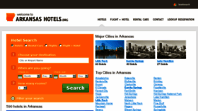 What Arkansashotels.org website looked like in 2015 (8 years ago)