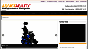 What Assistability.ca website looked like in 2015 (8 years ago)