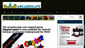 What Arcadescape.com website looked like in 2015 (8 years ago)