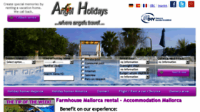What Angel-holidays.com website looked like in 2015 (8 years ago)