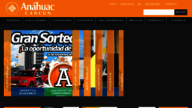 What Anahuaccancun.edu.mx website looked like in 2015 (8 years ago)