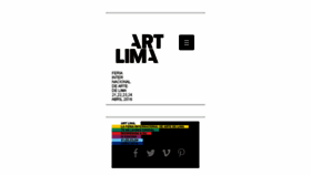 What Artlima.pe website looked like in 2015 (8 years ago)