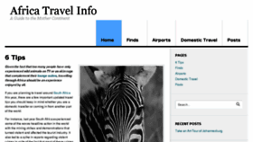What Africa-travelinfo.co.za website looked like in 2015 (8 years ago)