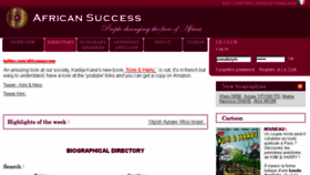 What Africansuccess.org website looked like in 2015 (8 years ago)
